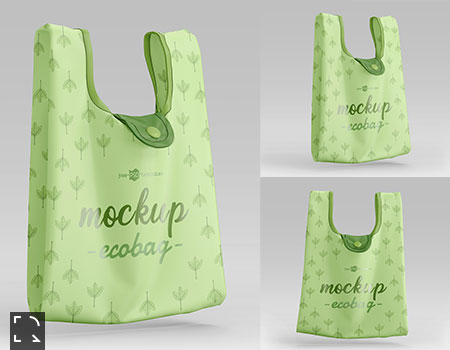 طرح لایه باز موک آپ و پیش نمایش کیف و بگ فروشگاهی - Bag Mockup in PSD